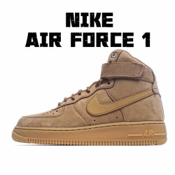 Nike Air Force 1 High Flax Wheat Brown Running Shoesn CJ9178 200 AF1 Unisex 