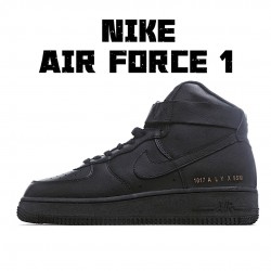 Nike Air Force 1 High Triple Black 2017 315121-032 Unisex Casual Shoes
