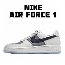Nike Air Force 1 Low Beige Black Grey DC1405-001 Unisex Casual Shoes
