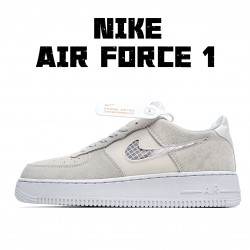 Nike Air Force 1 Low Beige Gray CJ1647 001 AF1 Unisex Running Shoes 