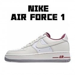 Nike Air Force 1 Low Beige White DD7209-101 Mens Casual Shoes