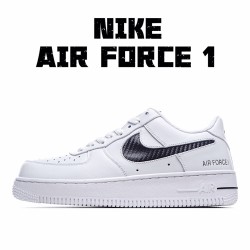 Nike Air Force 1 Low Black White Running Shoes CZ7377 100 Unisex AF1 