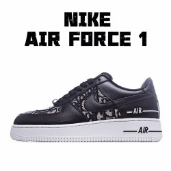 Nike Air Force 1 Low Black White CJ1379 001 AF1 Unisex Running Shoes 
