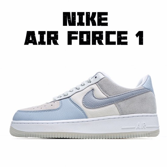 Nike Air Force 1 Low Blue Gray White Running Shoes AO2425 400 AF1 Unisex 