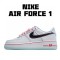 Nike Air Force 1 Low Blue White Pink DD7709-109 Womens Casual Shoes