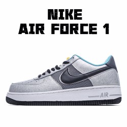 Nike Air Force 1 Low Gray Black Running Shoes CW6011 001 Unisex 