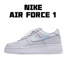 Nike Air Force 1 Low Gray Multi Running Shoes CJ1646 400 Unisex AF1 