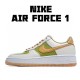 Nike Air Force 1 Low Green Yellow Beige DC1403-100 Unisex Casual Shoes