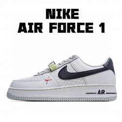 Nike Air Force 1 Low Grey White Black DC2532-100 Unisex Casual Shoes
