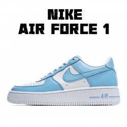 Nike Air Force 1 Low Light Blue White AQ4134-400 Unisex Casual Shoes