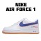 Nike Air Force 1 Low Scarr S Pizza White Blue CN3244-100 Unisex Running Shoes