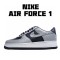 Nike Air Force 1 Low Silver Black 3M DJ6033-001 Unisex Casual Shoes