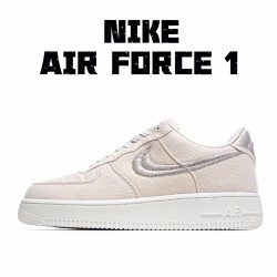 Nike Air Force 1 Low Stussy Fossil CZ9087-200 Unisex Casual Shoes