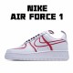 Nike Air Force 1 Low Unisex CK7215 100 Red White Running Shoes 