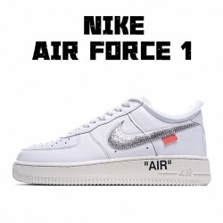 Nike Air Force 1 Low Virgil Abloh Off-White AO4297-100 Unisex Casual Shoes