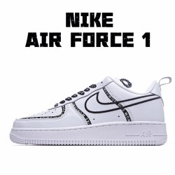 Nike Air Force 1 Low White Black CK7216 100 Unisex Running Shoes 