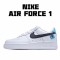 Nike Air Force 1 Low White Black CK7648 100 AF1 Unisex Running Shoes 