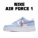 Nike Air Force 1 Low White Blue CZ6928-100 Womens Casual Shoes