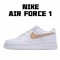 Nike Air Force 1 Low White Brown Running Shoes CW7567 101 AF1 Unisex 