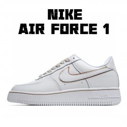 Nike Air Force 1 Low White Gold AH0287-213 Unisex Casual Shoes