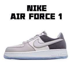 Nike Air Force 1 Low White Gray Running Shoes AO2425 001 Unisex 