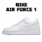 Nike Air Force 1 Low White Green 315115-155 Unisex Running Shoes