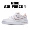 Nike Air Force 1 Low White Pink Running Shoes 898889 102 AF1 Unisex 