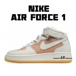 Nike Air Force 1 Mid Beige Brown 773255-906 Unisex Casual Shoes