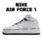 Nike Air Force 1 Mid Diy White Black BC2306-460 Unisex Casual Shoes