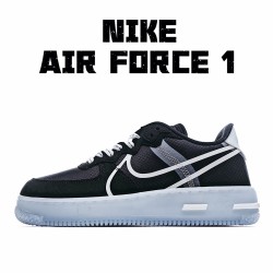 Nike Air Force 1 React QS Black White Running Shoes CQ8879 103 AF1 Unisex 