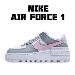 Nike WMNS Air Force 1 Shadow Gray Pink CZ0370 100 AF1 Womens Running Shoes 