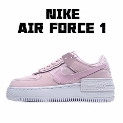 Nike WMNS Air Force 1 Shadow Pink White Snakers CV3020 600 Womens Running Shoes 