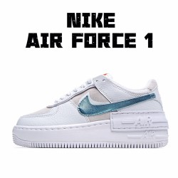 Nike WMNS Air Force 1 Shadow Running Shoes DA4286 100 Ice Blue White AF1 Womens 