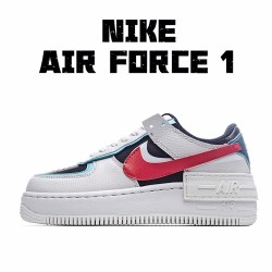 Nike WMNS Air Force 1 Shadow White Black Red DA4291 100 AF1 Womens Running Shoes 