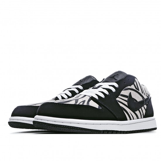 Air Jordan 1 Low Black White Casual Shoes 553560 057 Unisex AJ1 Jordan 