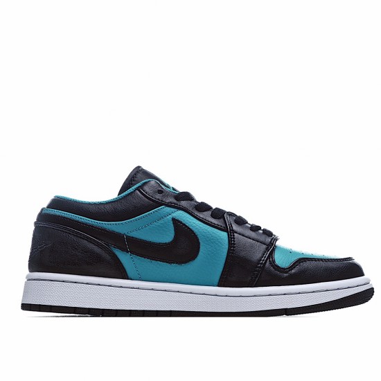 Air Jordan 1 Low Blue Black Casual Shoes 553558 026 Unisex AJ1 Jordan 