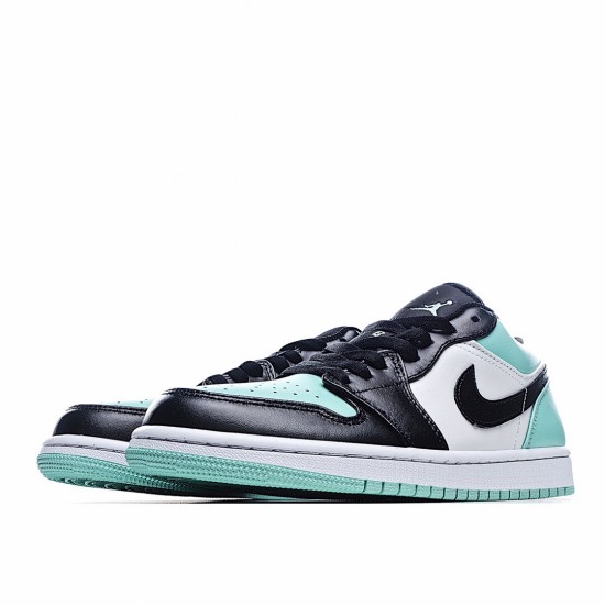 Air Jordan 1 Low Blue White Black Casual Shoes 553558 117 AJ1 Unisex Jordan 