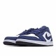 Air Jordan 1 Low Blue White Casual Shoes 553558 405 Unisex AJ1 Jordan 