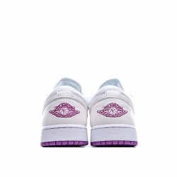 Air Jordan 1 Low GG Purple White Casual Shoes Womens 555112 ID AJ1 Jordan 