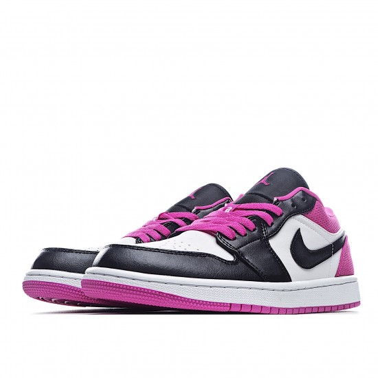 Air Jordan 1 Low Magenta Black Purple White Casual Shoes CK3022 005 AJ1 Unisex Jordan 