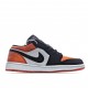 Air Jordan 1 Low Orange White Black Casual Shoes 553558 010 Unisex AJ1 Jordan 