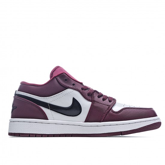 Air Jordan 1 Low Purple White Black Casual Shoes 553558 604 Unisex AJ1 Jordan 