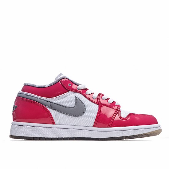 Air Jordan 1 Low Red White Gray Casual Shoes AJ1 309192 171 Unisex Jordan 