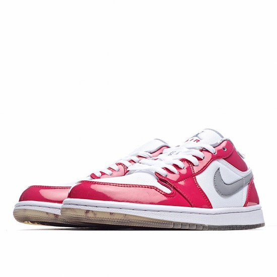 Air Jordan 1 Low Red White Gray Casual Shoes AJ1 309192 171 Unisex Jordan 