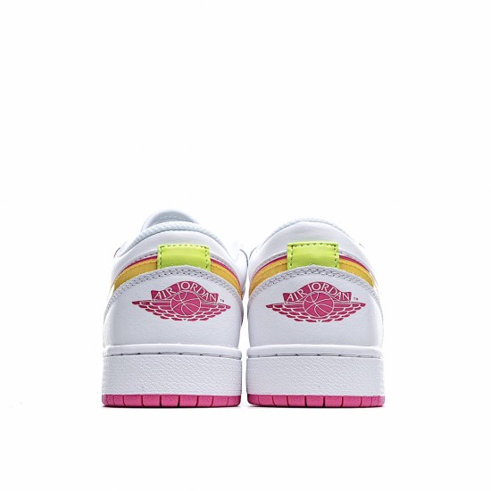 Air Jordan 1 Low Whtie Yellow Casual Shoes CV4610 100 Unisex AJ1 Jordan 