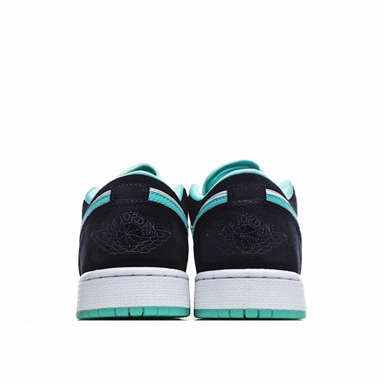 Air Jordan 1 Low Black White Blue CQ9828-131 Unisex Running Shoes