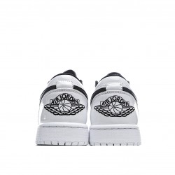 Air Jordan 1 Low Black White Casual Shoes 553558 103 AJ1 Unisex Jordan 