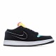 Air Jordan 1 Low Black Yellow Casual Shoes CK3022 013 Unisex AJ1 Jordan 