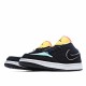 Air Jordan 1 Low Black Yellow Casual Shoes CK3022 013 Unisex AJ1 Jordan 