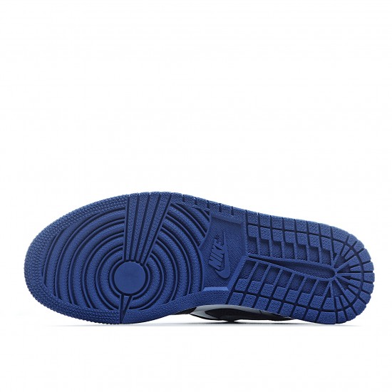 Air Jordan 1 Low Blue White Black Casual Shoes CQ9446 400 AJ1 Unisex Jordan 